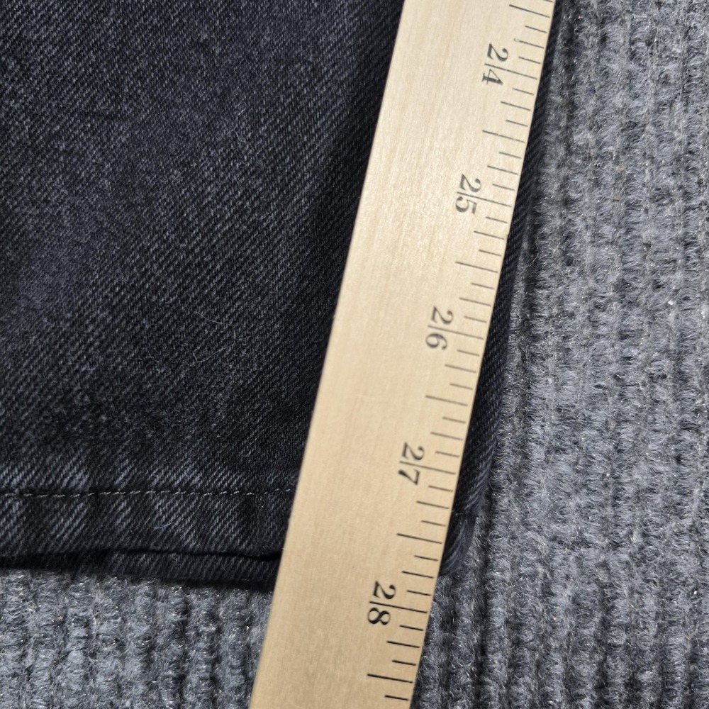 Levis 550 Jeans Mens 30x30 Black Relaxed Fit Tapered Leg Denim 100% Cotton 26x28 - Picture 7 of 14